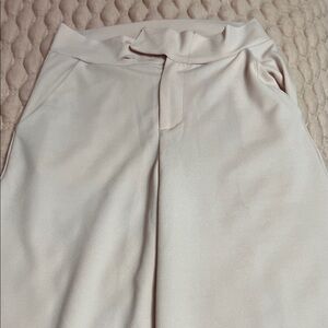 light pink wide leg pant